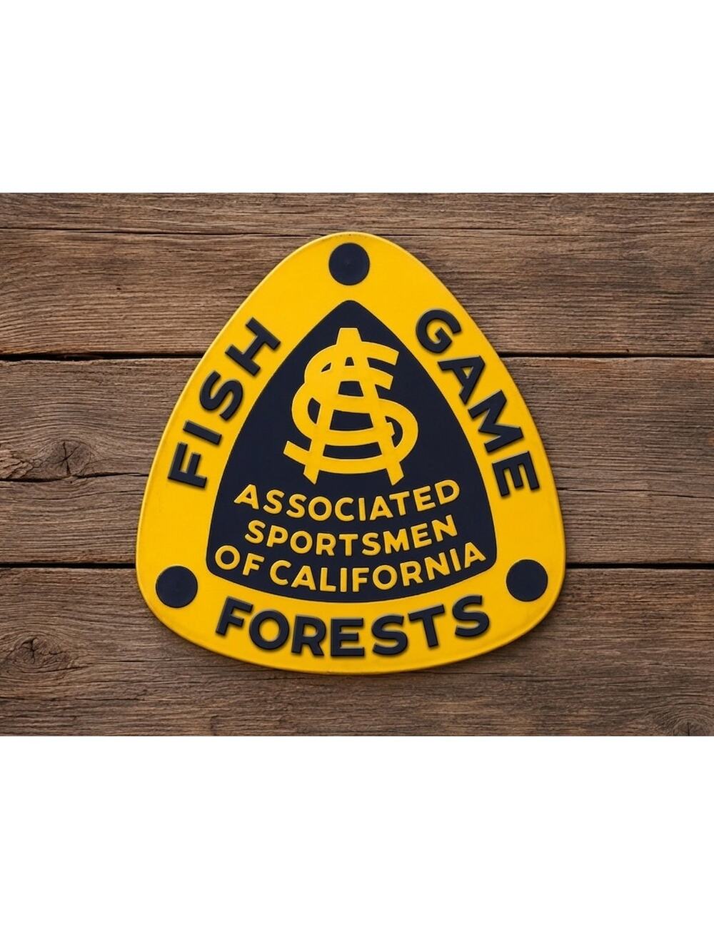 California Fish Game Forests Sign Associated Sportsmen DNR Hike Trail Camp